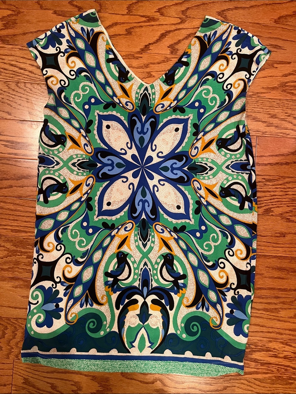 Maeve Sleeveless Printed V-Neck Women's Dress
